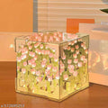 Tulip Cube Mirror Lamp | 2-in-1 LED Infinite Flower Garden Night Light